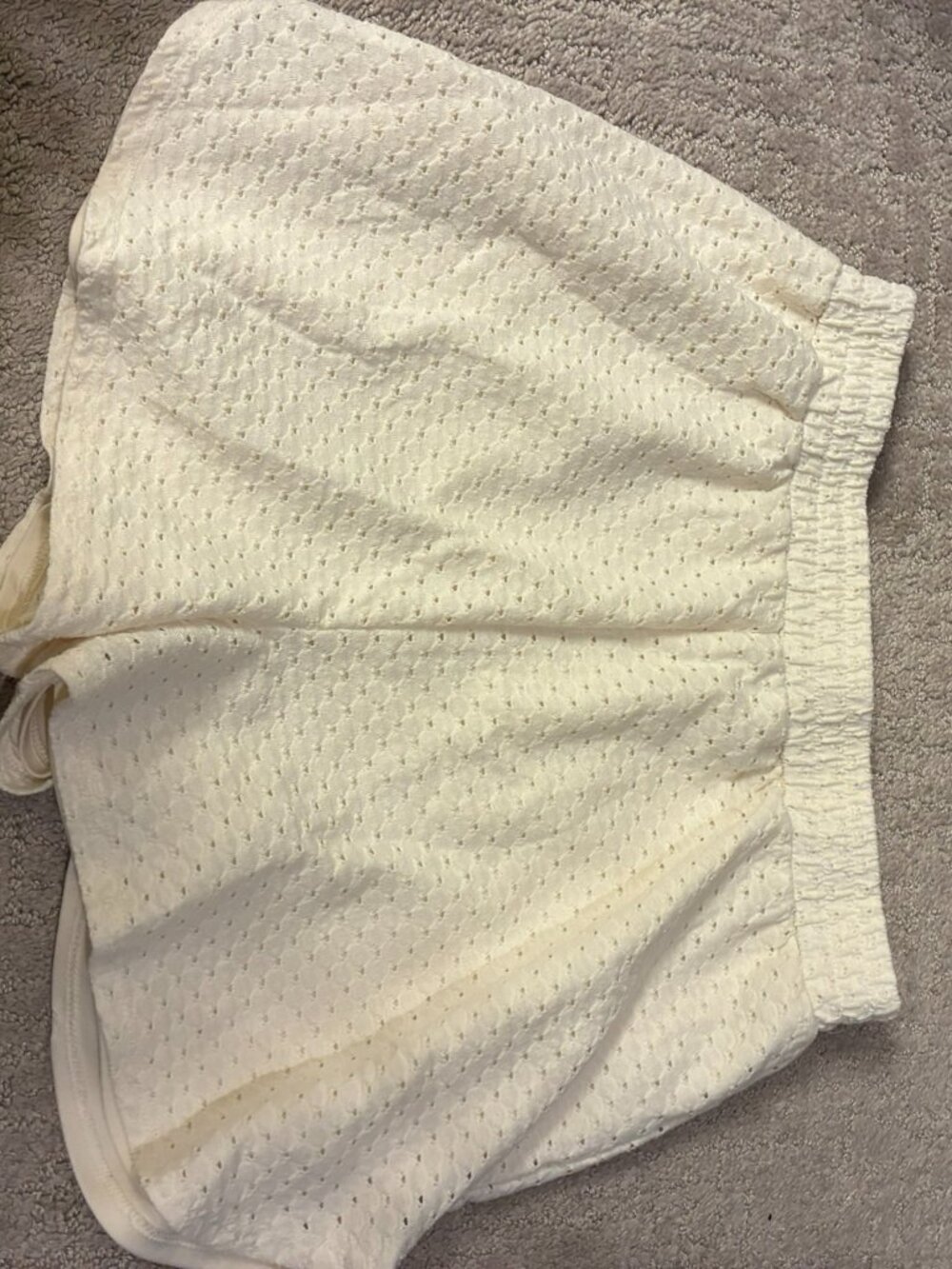 Wild Fable White Eyelet Shorts Size Small